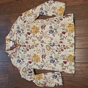 E.L.C.C. Tapestry embroidered jacket size Medium